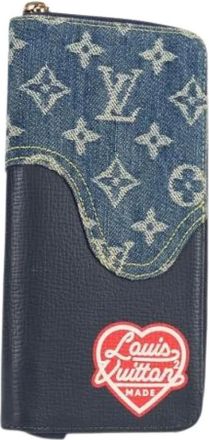 Louis Vuitton Pre-owned Wallets, female, Blue, Size: ONE SIZE Pre-owned Vintage Long Wallet