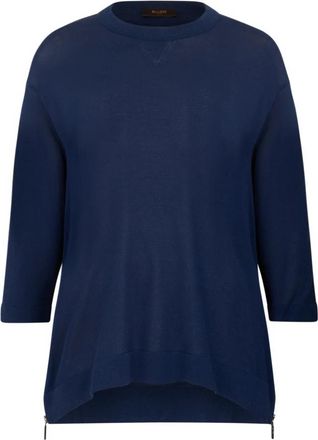 Moorer Charlene Sweater - Dames - Ronde hals truien - Blauw - XS - Truien & Vesten
