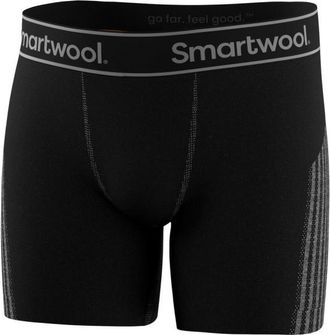 Smartwool Intraknit Boxer Brief Boxed Merinounterw&auml;sche f&uuml;r Herren | schwarz