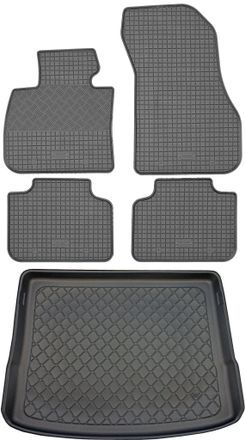 OEM Bmw Serie 2 F45 Active Tourer / Active Tourer 225xe Phev Van (5 Puertas) Desde Septiembre De 2014. Juego De Alfombrillas De Goma Para Coche Y Alfombri