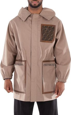 Fendi Mackintosh Hooded Parka, Brand Size 48 ( US Size 38 )