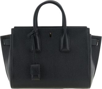 Saint Laurent Sac De Jour Tote Bag - Dames - Shoppers - Zwart - ONE Size - Leer - Tassen