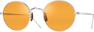 Oliver Peoples OV1293ST G. Ponti-3 Polarized 5254N9 Mens Sunglasses Silver Size 48