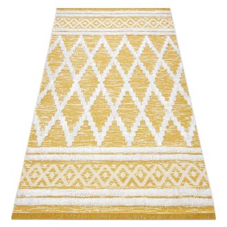 RugsX RugsX Moroc Rug in Yellow | Size: 155 cm x 220 cm