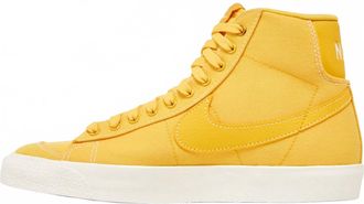 Nike Womens Blazer Mid 77 Canvas Sneaker In Topaz Gold
