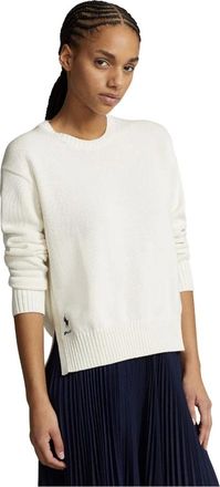 Polo Ralph Lauren Dames, Truien, Wit, Maat: L Katoen