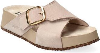 Mephisto Berrie Buckle Strap Slide Sandal at Nordstrom, Size 10