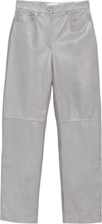 Sportmax Paneled Leather Trousers