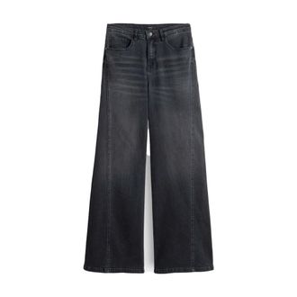 OPUS Dames, Jeans, Grijs, Maat: M L32 Katoen