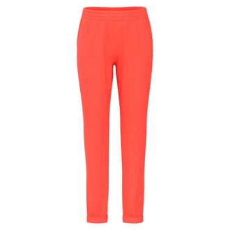 Marc Cain Dames, Broeken, Rood, Maat: 3XL Linnen
