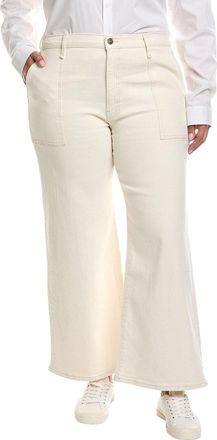 Hudson Jolene Ecru Wide Leg Ankle Jean