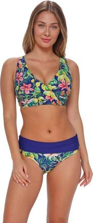 Sunsets Elsie Bikini Swimsuit Top - F Cup in Seaside Harvest at Nordstrom, Size 30