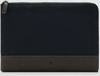Mango Custodia laptop dettaglio pelle marrone - Uomo - Taglia unica - MANGO MAN