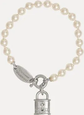 Vivienne Westwood Celestia Small Bracelet Silver Swarovski Pearls Women