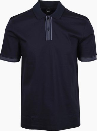HUGO BOSS Mens Boss Black H-PARLAY 238 POLO DARK BLUE - Navy - Size: 38
