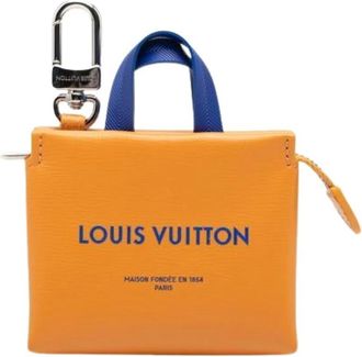 Louis Vuitton Pre-owned Accessories, female, Orange, Size: ONE SIZE Pre-owned Keyring