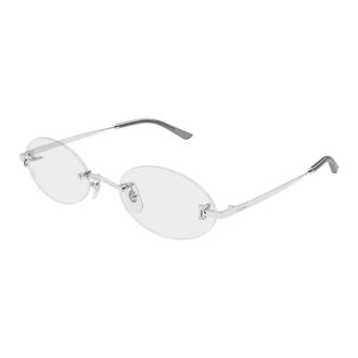 Cartier Glasses, female, Gray, Size: 54 MM Oval Eyeglasses