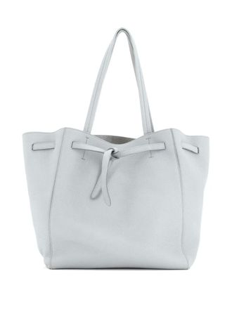 Celine Phantom Tie Cabas Leather Small tote bag - Grey