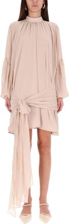 Rotate Flowing Mini Dress With Statement Bow