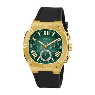 Guess Accessoires, unisex, Zwart, ONE Size, Headline Multifunctioneel Horloge