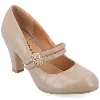 Journee Collection Womens Wide Width Windy Pumps