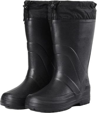 Generic Men Rain Boots Non-Slip Rain Boots Platform Snow Boots Warm Waterproof Shoes For