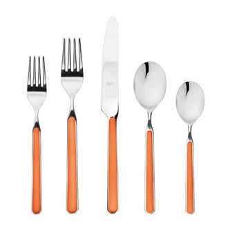 Mepra Fantasia Flatware Set - 5 Pieces in Carrot at Nordstrom