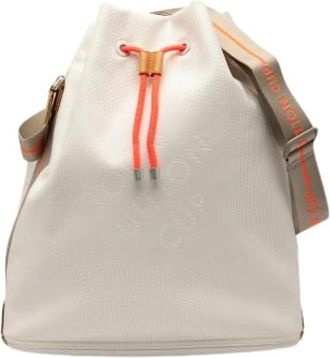Louis Vuitton Pre-owned Bucket Bags, female, White, Size: ONE SIZE Pre-owned Bucket Bag