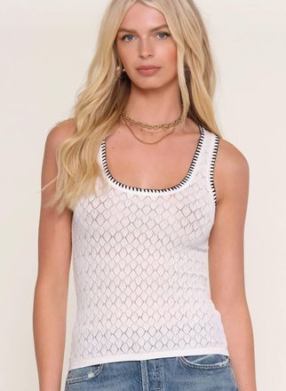Heartloom Austen Tank Top In Eggshell
