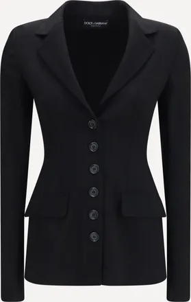 Dolce & Gabbana Giacca monopetto in lana stretch Woman 44