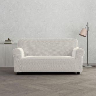 Italian Bed Linen Italian Bed Linen - Sogni e Capricci Copridivano Bielastico, Fashionable, Panna, 2 Posti