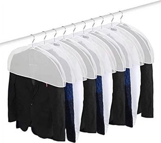 No Brand 10 Fundas Para Colgar Ropa, Fundas Antipolvo Para Prendas Y Fundas Transparentes Para Chaquetas (trajes, Abrigos, Chaquetas, Camisas, Vestidos)