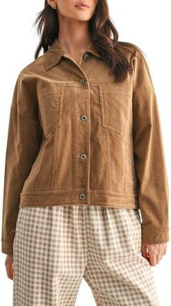 Wishlist Corduroy Jacket in Biscuit at Nordstrom Rack, Size Medium