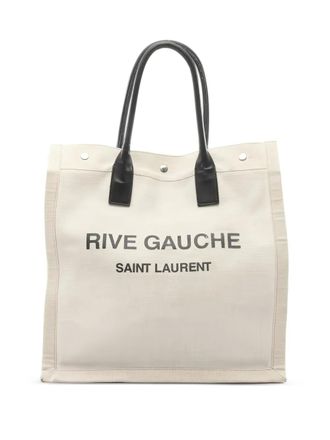 Saint Laurent 2000s x Rive Gauche tote bag - Beige
