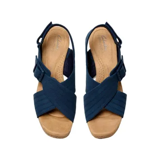 Clarks Nerisa Navy Nubuck 26181793 Womens
