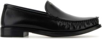 Prada Black Leather Loafers