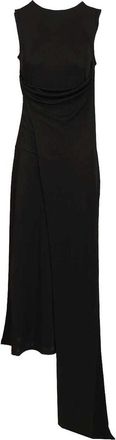 Ami Long Dress In Jersey Crepe