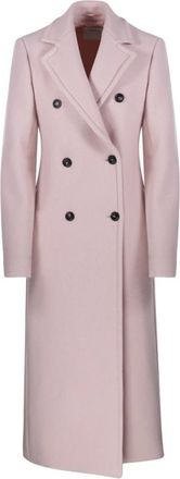 Sportmax Dames, Mantels, Roze, Maat: XS Wol