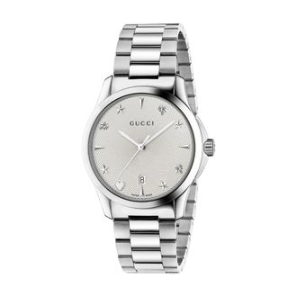 Gucci Ya 1264028Ae Horloge - unisex - Horloges - Grijs - ONE Size - Accessoires