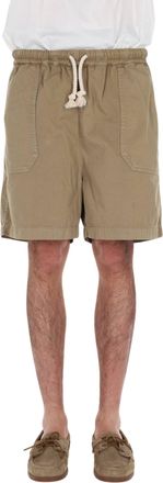 Officine G&eacute;n&eacute;rale Fitz Twill Drawstring Casual Shorts