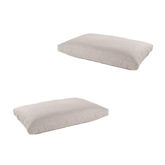 ED&Egrave;N JARD&Iacute; Pack 2 cojines asiento palet de exterior desenfundable, olefin marr&oacute;n