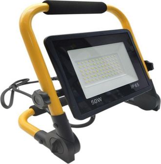 OEM Foco Led Para Construcci&oacute;n De 50 W, 5400 L&uacute;menes, Luz Blanca De 6000 K, Ip66, Resistente Al Agua, Con Enchufe Europeo Y Cable De 3,5 M Para Taller, Ga