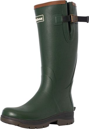 Barbour Mens Tempest Comfort Wellies Waterproof Rubber Wellington - Olive - 10