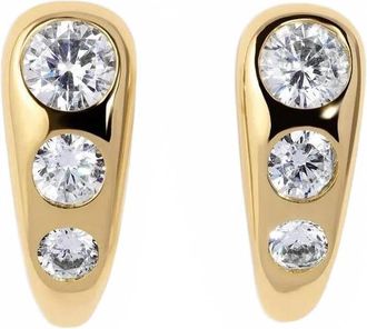 Lili Claspe Adira Small Stud Earrings In Gold