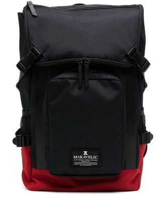 Makavelic multiple zip-fastening pockets backpack - men - Polyester - OS - Red