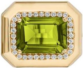 Goshwara Emerald Cut Ring in Bright Green at Nordstrom, Size 7