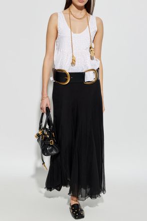 Chloé Silk Top, Womens, White