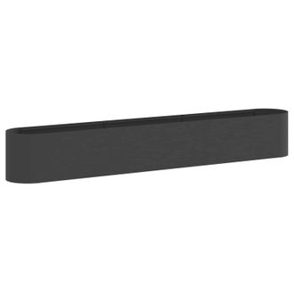 vidaXL Cama De Jard&iacute;n Elevada Negro 280 X 40 X 40 Cm Vidaxl