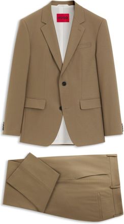HUGO BOSS Two-piece slim-fit suit in a stretch wool blend