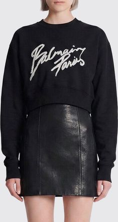 Balmain Sweatshirt BALMAIN Woman color Black